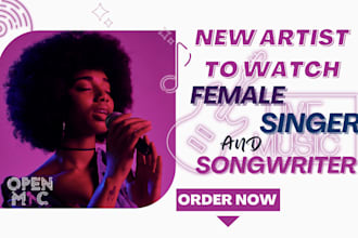 write and sing your song in korean, english, japanese, mandarin in any genre