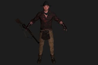 3d stylized aaa game character, spline3d nsfw art, fix 3d armor, rig to iclone 8