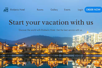 design vacation website airbnb website short term rental hotel booking website