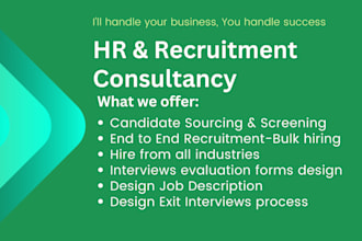be your freelance recruiter for tech and non tech talent