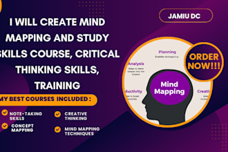 create mind mapping and study skills course, critical thinking skills, training