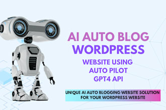 build ai auto blogging wordpress website with open ai chat gpt api
