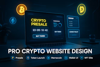 crypto presale website crypto exchange website memecoin crypto sport website