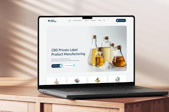 build premium cbd shopify store cbd website hemp cannabis store cannabis website