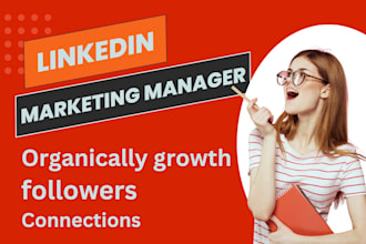be your linkedin marketing manager and send connection invites with messages