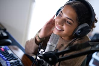 produce your gospel song in english, german, spanish, as female vocalist