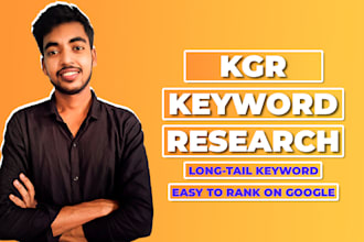 provide best kgr keyword research and competitor analysis