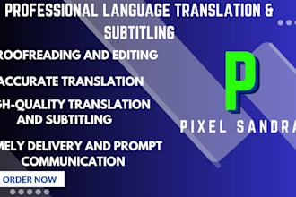 do professional english to german and spanish language translation and subtitler