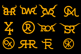 do custom western cattle brand and ranch logo
