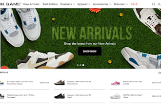 build luxury footwear shopify store sneakers website dropshipping footwear store