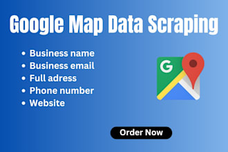 do google map scraping and web scraping for b2b lead generation
