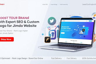 boost your brand with expert SEO custom logo for jimdo website