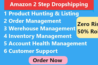 do two step amazon dropshipping full store management