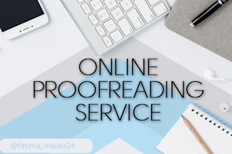 correct grammar and proofread your text