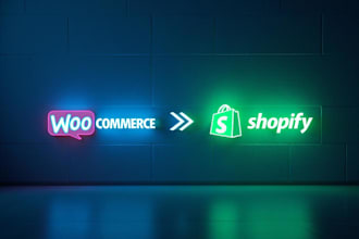 expertly migrate woocommerce to shopify, store setup, and data transfer