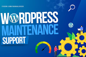 provide wordpress website maintenance support monthly
