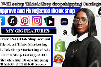 setup tiktok shop dropshipping instagram facebook shop tik tok shop marketing