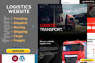 build logistics, trucking, dispatch, freight, moving company website