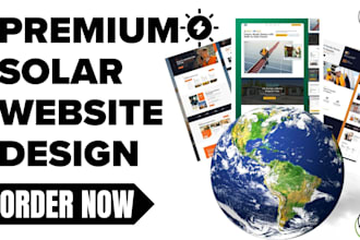 design responsive solar website roofing website handyman website solar website