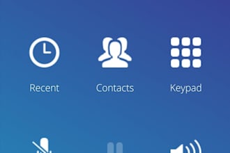 develop a mobile linphone app, voip app, sip trunk, calling app