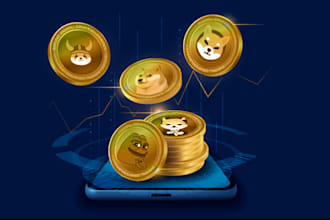 do crypto website, token, memecoin, nft discord, game, telegram bot promotion