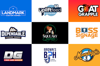 design a professional plumbing, hvac, construction, or home service logo