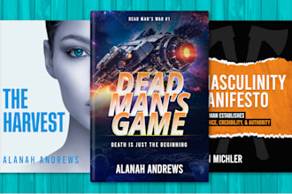 do professional book cover or ebook cover