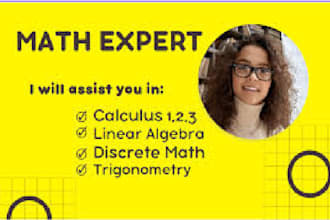 be tutoring precalculus vector calculus 1 2 3 discrete math linear algebra 1 2