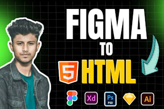 convert figma to html, xd to html, psd to html, using tailwind css