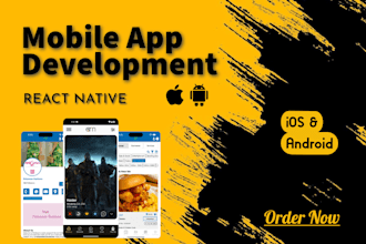 do react native mobile app development for android and ios