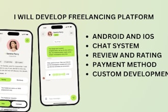 create freelancing platform app for android and ios