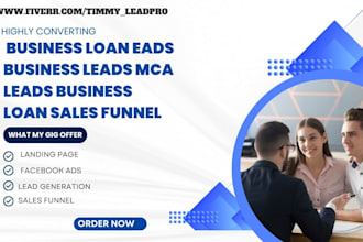 generate business loan leads business leads mca leads business loan sales funnel