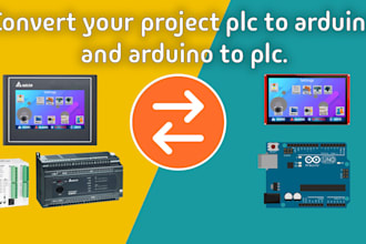 convert your plc project to arduino and arduino project convert to plc