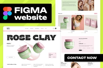 create unique and stunning web and landing page designs in figma