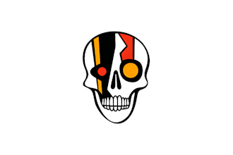 design skull logo mascot and illustration