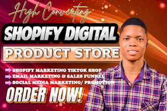 do shopify digital product store, etsy digital products, stan store, beacons ai