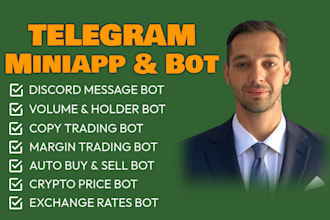 build discord telegram mini app trading trending crypto price bot evm solana ton