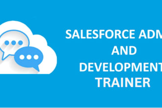 be your salesforce teacher or trainer for admin and development