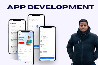 do app development in ios andriod with react native, flutter and flutterflow