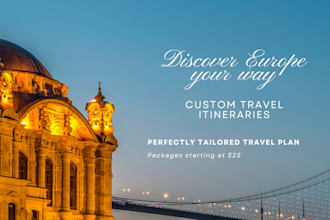 create your perfect travel itinerary