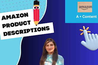 do amazon a plus content writing and SEO product description