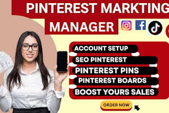 setup optimize and do pinterest marketing pins and boards