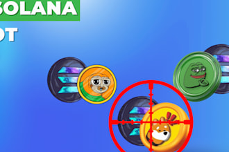 build a solana bot, cmc trending bot, front running bot, telegram trading bot