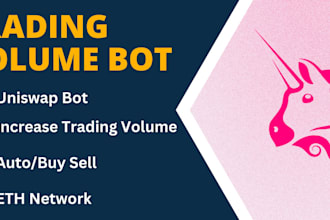develop profitable solana snipping bot, dextool volume bot, front running bot