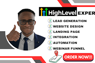 setup gohighlevel sales funnel, landing page, a2p registration, form, automation