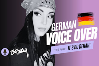 be your german voice over
