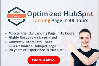 develop editable hubspot cms, website, blog, landing page, modules, and emails
