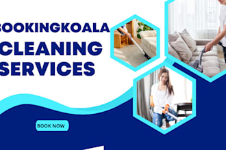 do booking koala website cleaning service website with bookingkoala