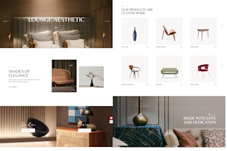 build luxury furniture shopify store home decor store interior design website