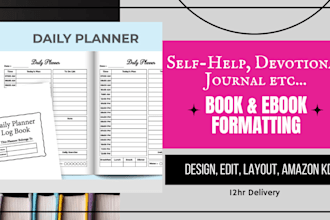 design, format christian ebook, prayer book journal daily devotion, amazon kdp